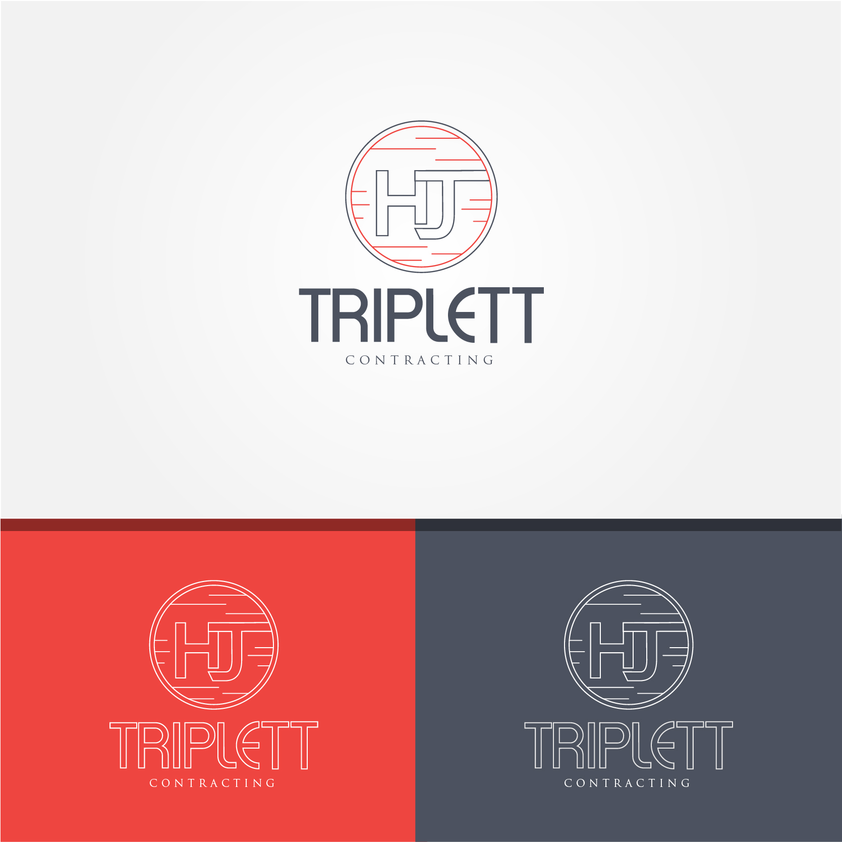 Logo-Design von Log-X für H J Triplett Contracting | Design #23822352