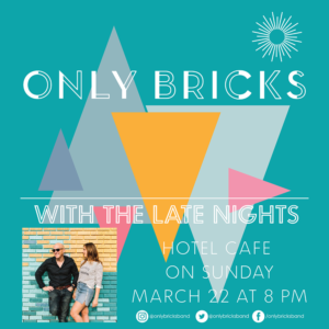 Colorful Live Music Concert Poster for Only Bricks | Diseño de Flyer por vectoradics