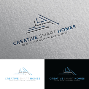 Creative Smart Homes - Design, Installation and Support | Logo Design by Rii