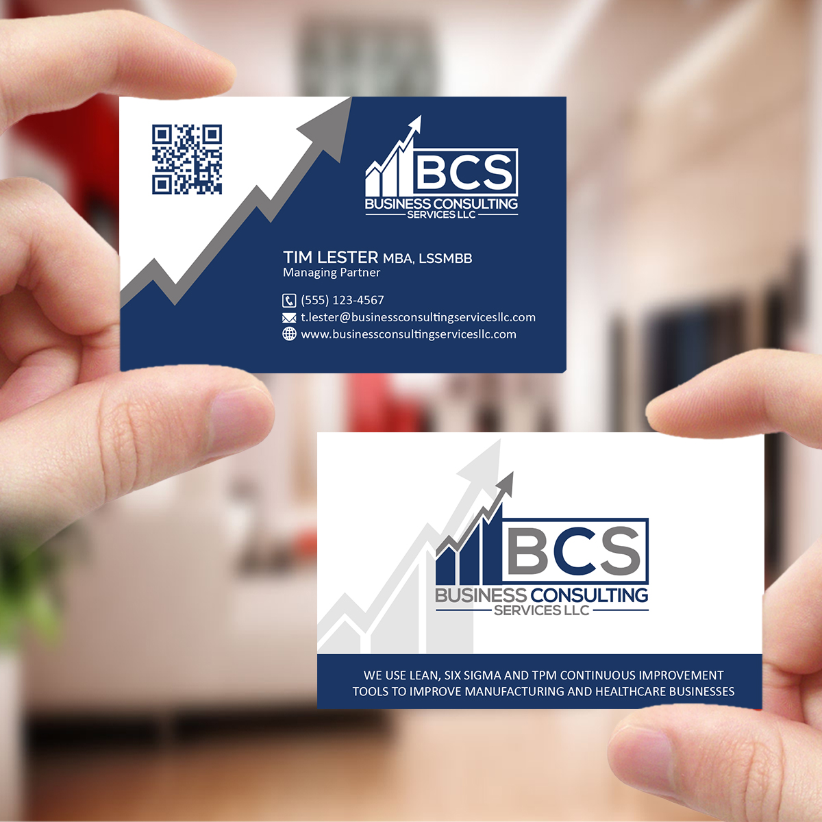 Business Card Design by Creations Box 2015 for Business Consulting Services LLC | Design #23938385