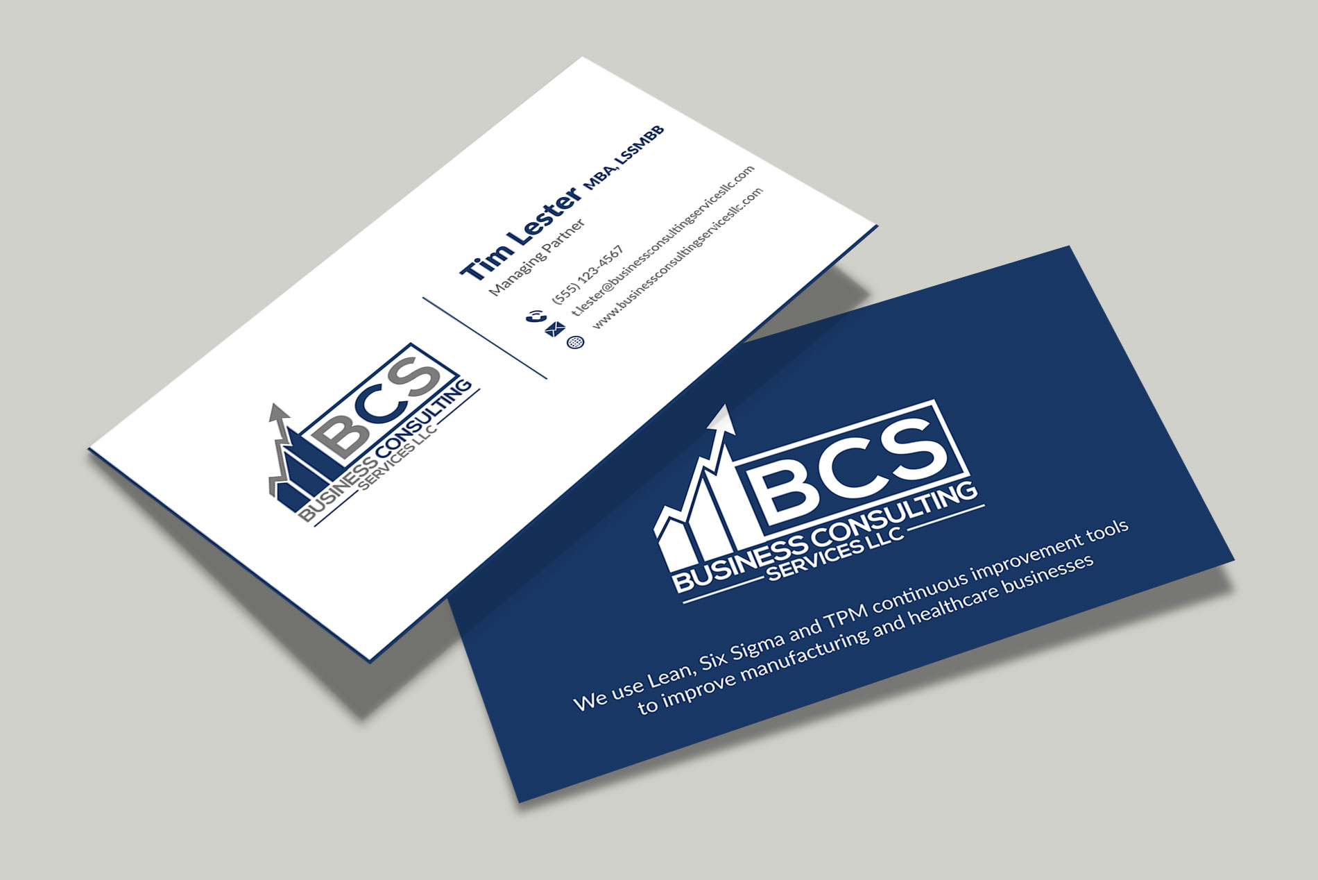 Business Card Design by Musa. A for Business Consulting Services LLC | Design #23814287