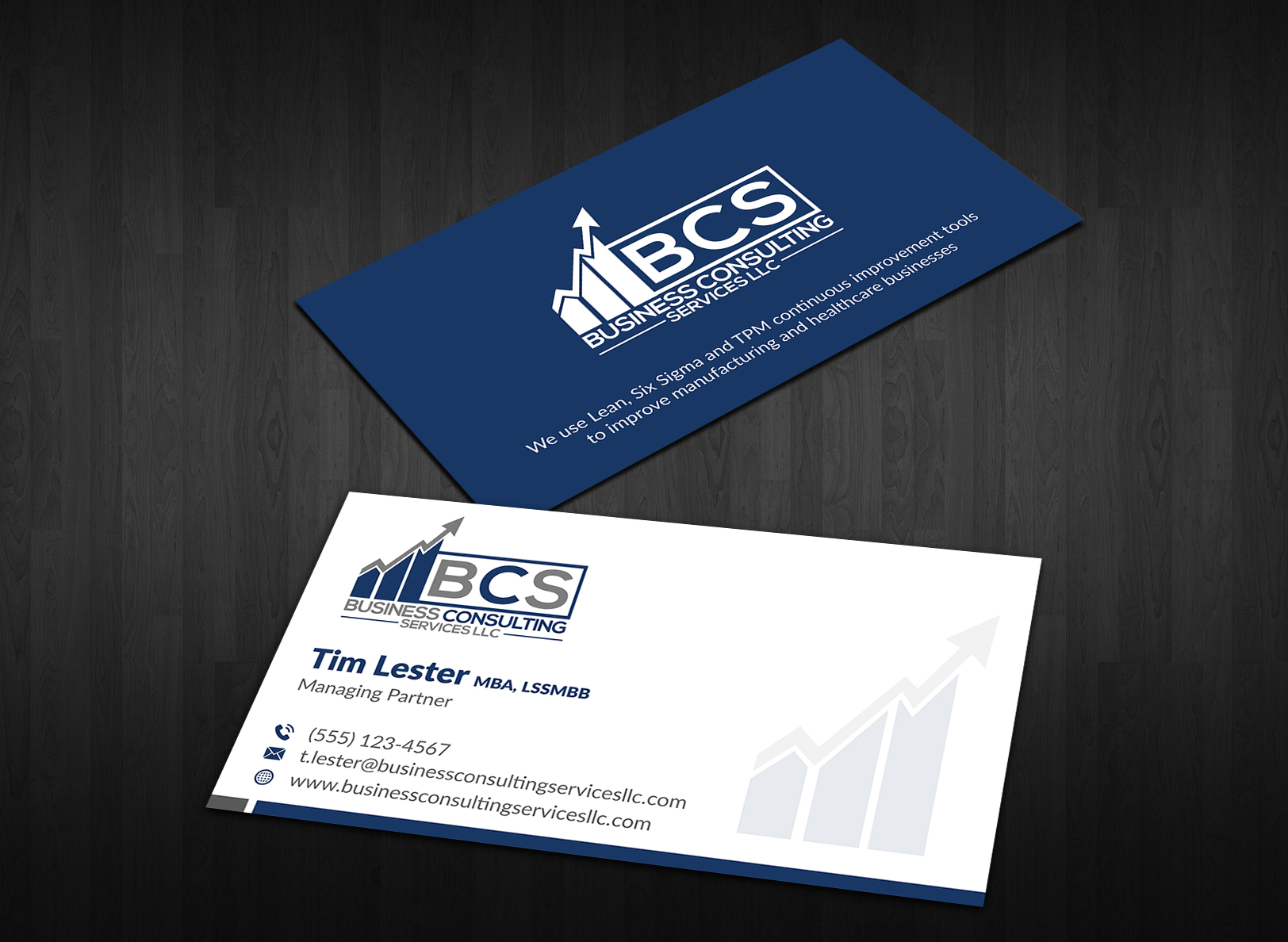 Business Card Design by Musa. A for Business Consulting Services LLC | Design #23814288