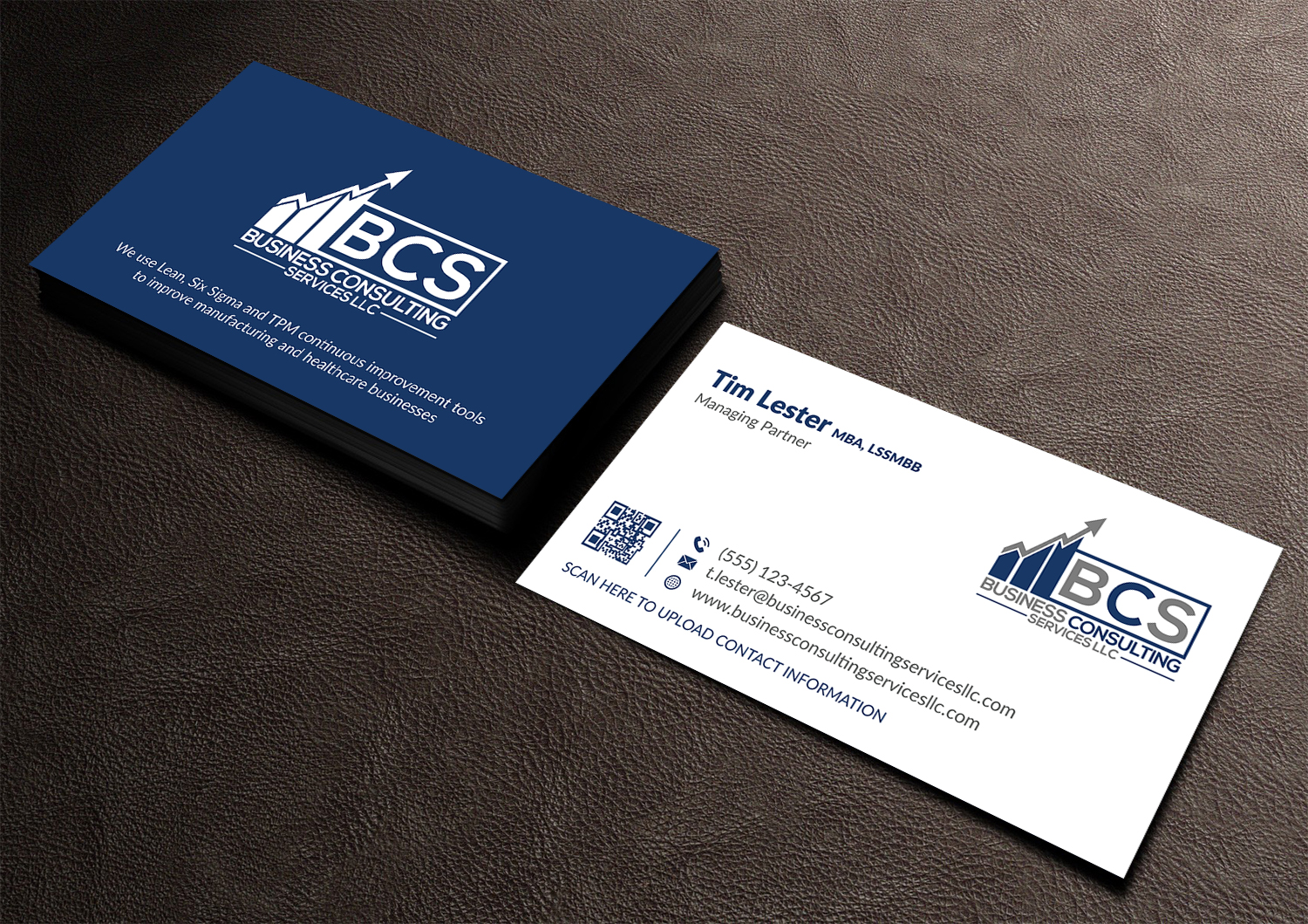 Business Card Design by Musa. A for Business Consulting Services LLC | Design #23814289