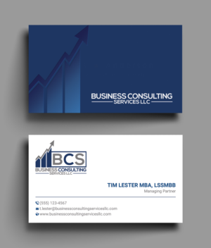 Business Card Design by DesignShout for Business Consulting Services LLC | Design: #23822047