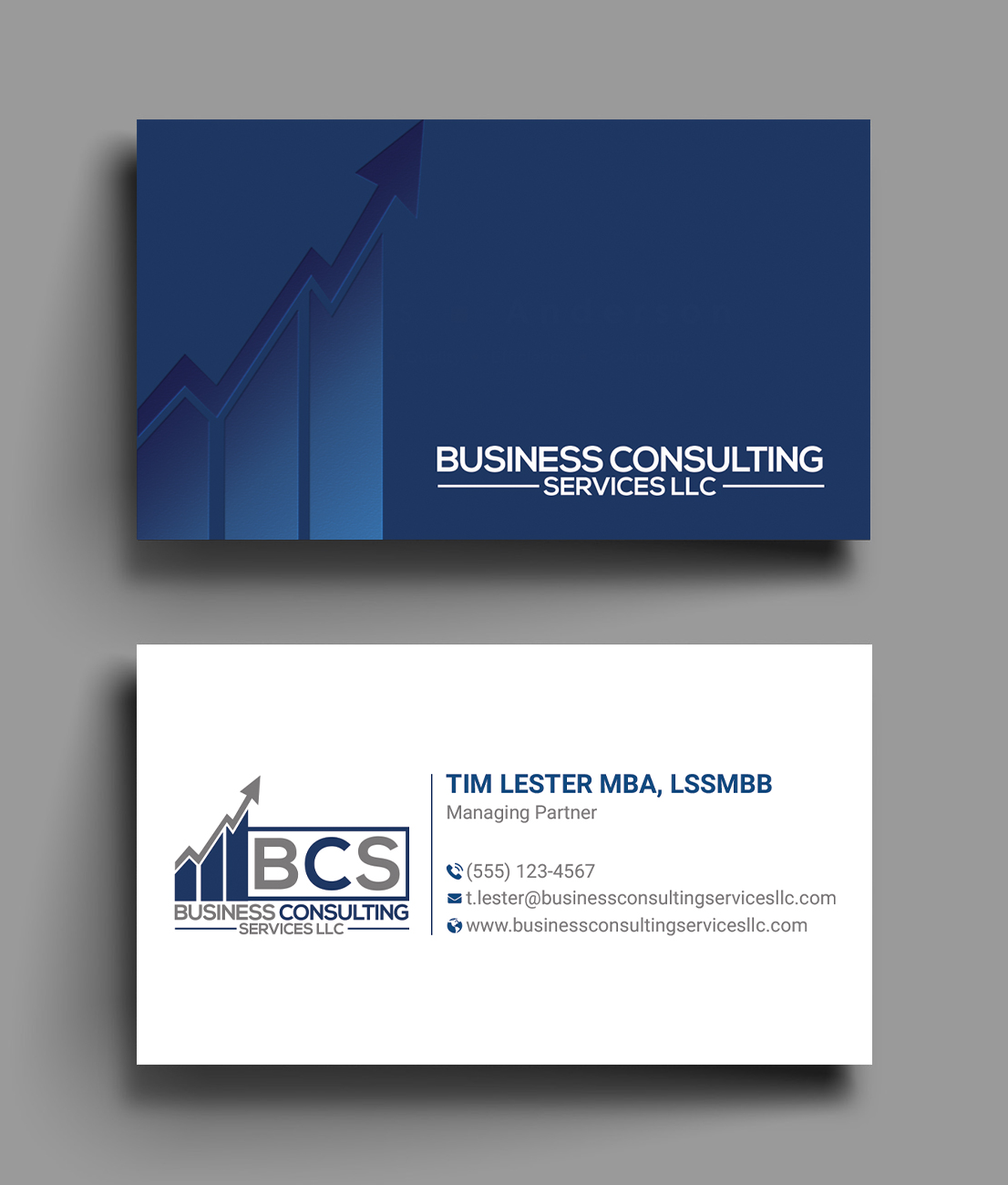 Business Card Design by DesignShout for Business Consulting Services LLC | Design #23822048