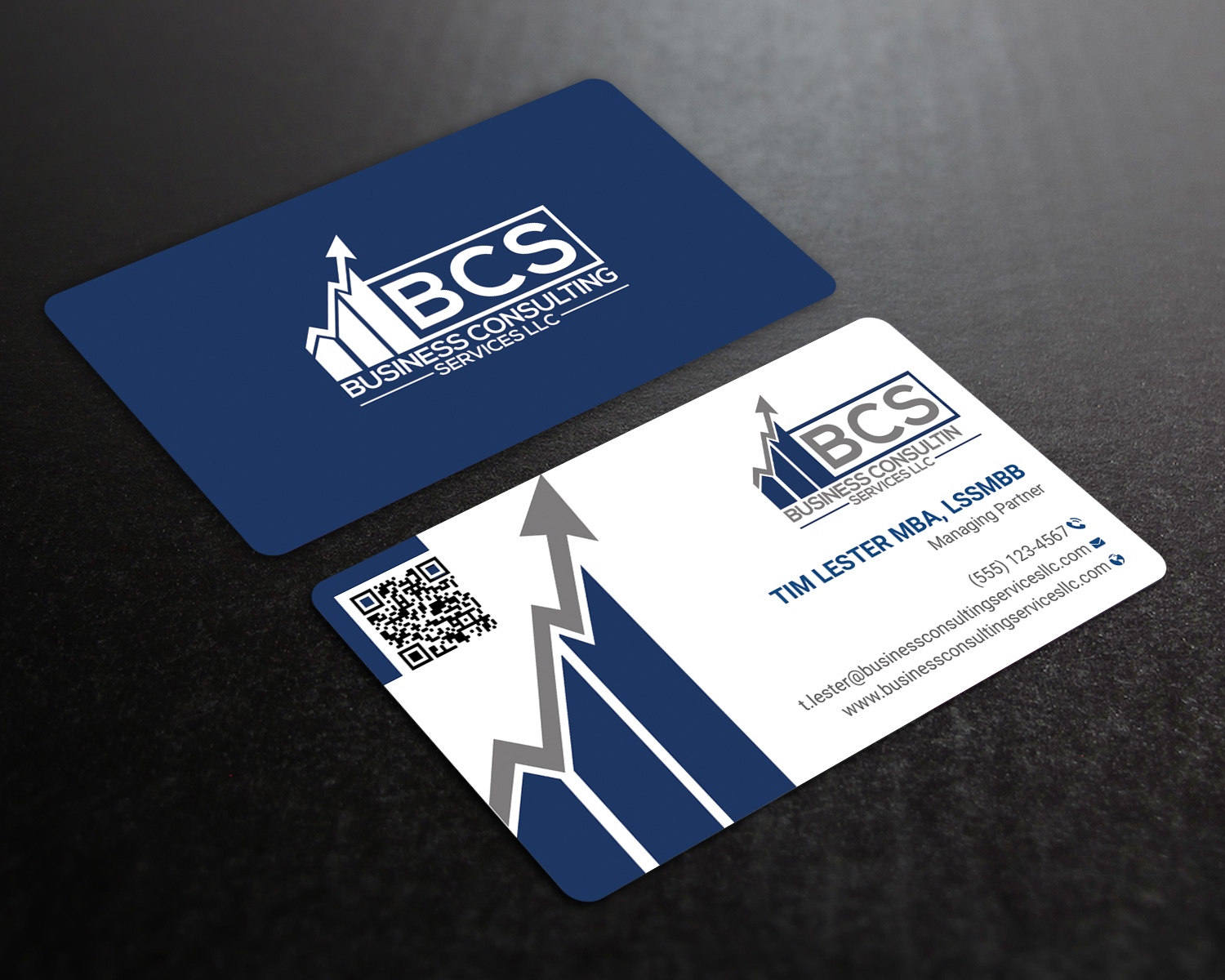 Business Card Design by DesignShout for Business Consulting Services LLC | Design #23829596