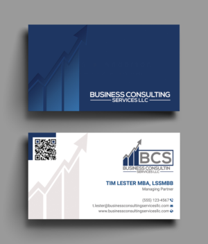 Business Card Design by DesignShout for Business Consulting Services LLC | Design: #23829950