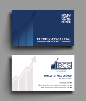 Business Card Design by DesignShout for Business Consulting Services LLC | Design: #23830079