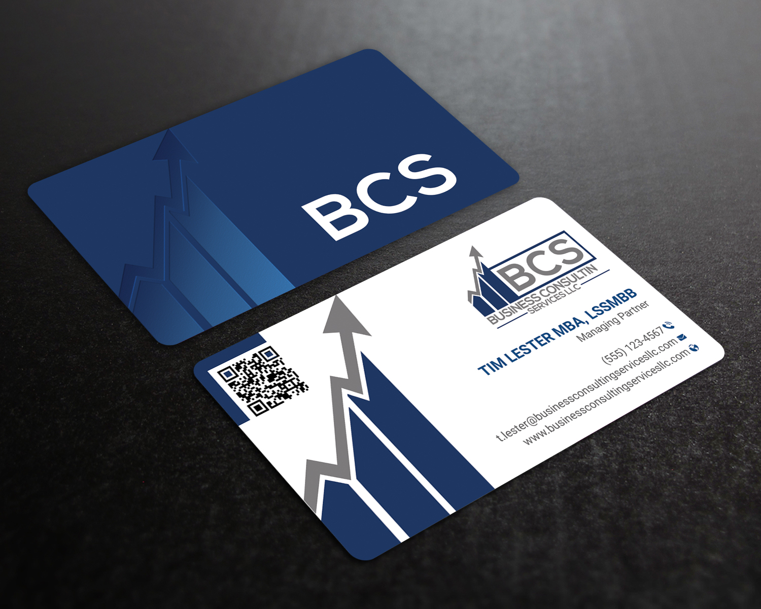 Business Card Design by DesignShout for Business Consulting Services LLC | Design #23830091