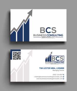 Business Card Design by DesignShout for Business Consulting Services LLC | Design: #23830271