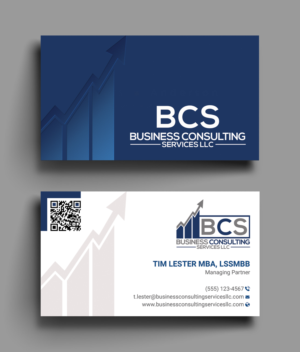 Business Card Design by DesignShout for Business Consulting Services LLC | Design: #23830272
