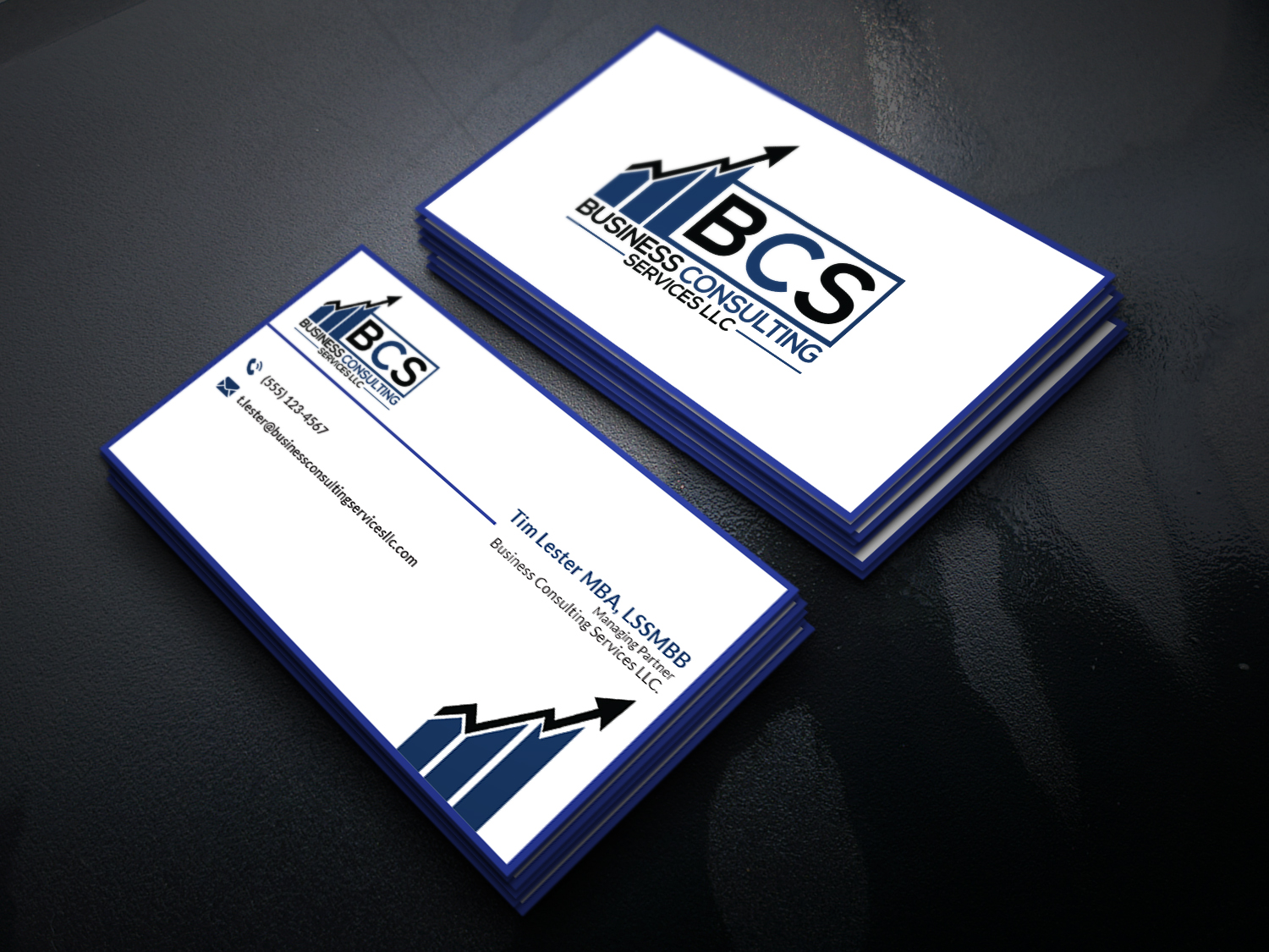 Visitenkarten-Design von Al Akram für Business Consulting Services LLC | Design #23804232