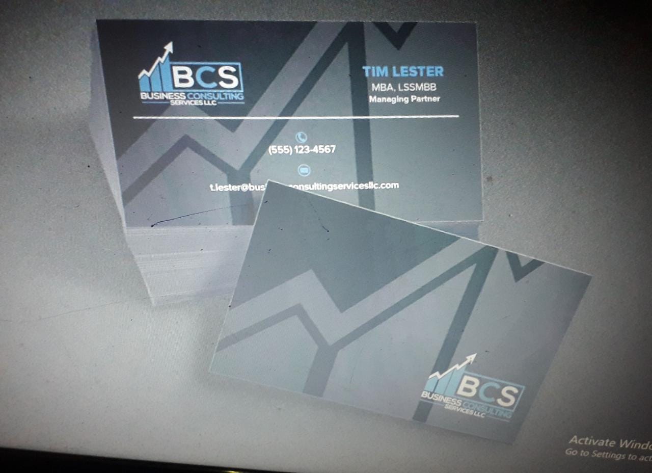 Business Card Design by Shumaila Kiran for Business Consulting Services LLC | Design #23849881