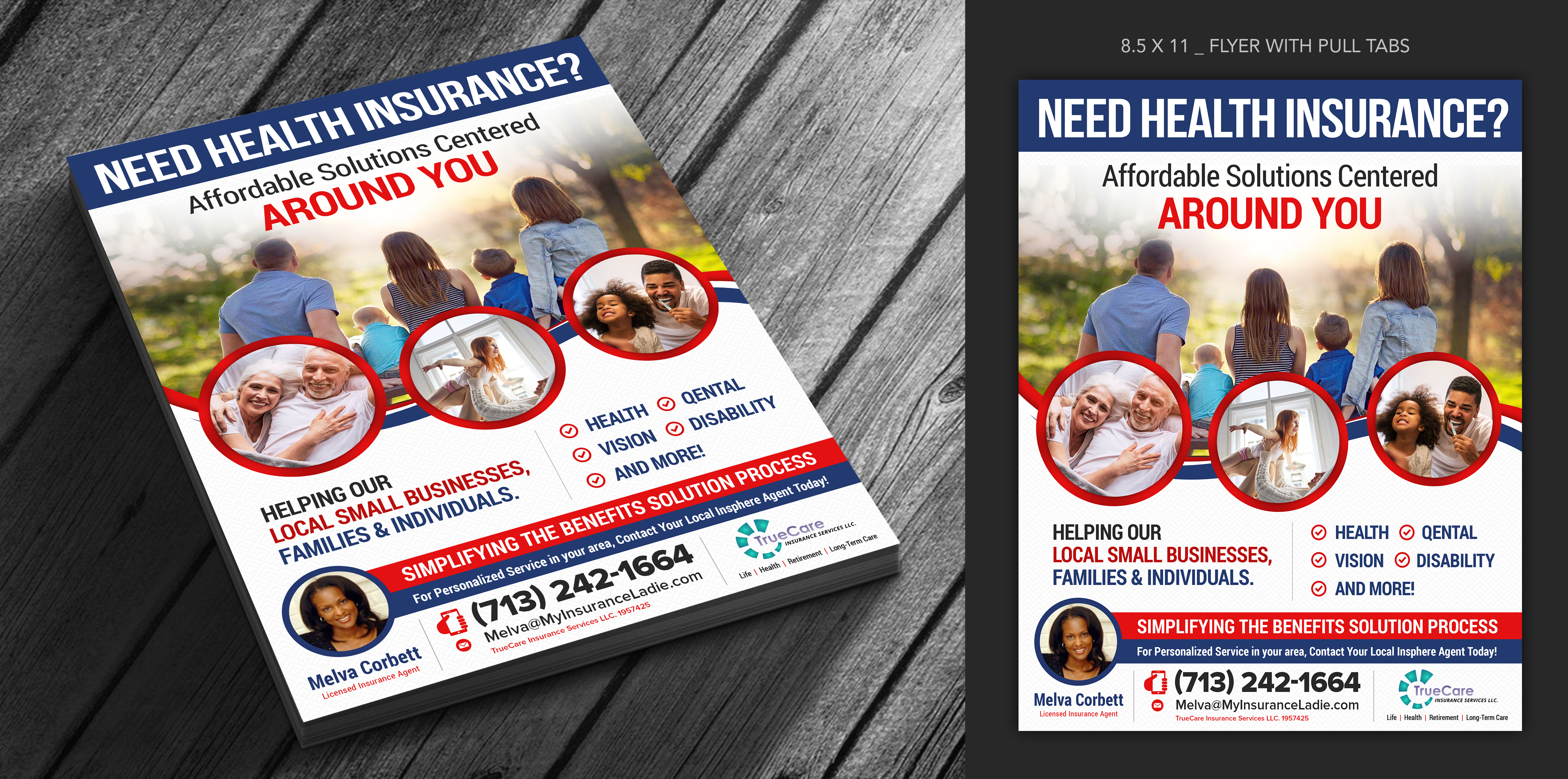 Flyer Design by ARTOGRAPHY for TrueCare Insurance Services LLC | Design #23803021