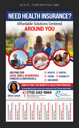 Diseño de Flyer por ARTOGRAPHY para TrueCare Insurance Services LLC | Diseño: #24038202