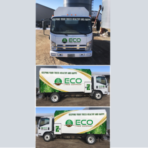 Arborist chip truck vehicle wrap / graphics | Design de Covering de Véhicule par DGwarrior