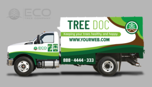Arborist chip truck vehicle wrap / graphics | Design de Covering de Véhicule par SAI DESIGNS