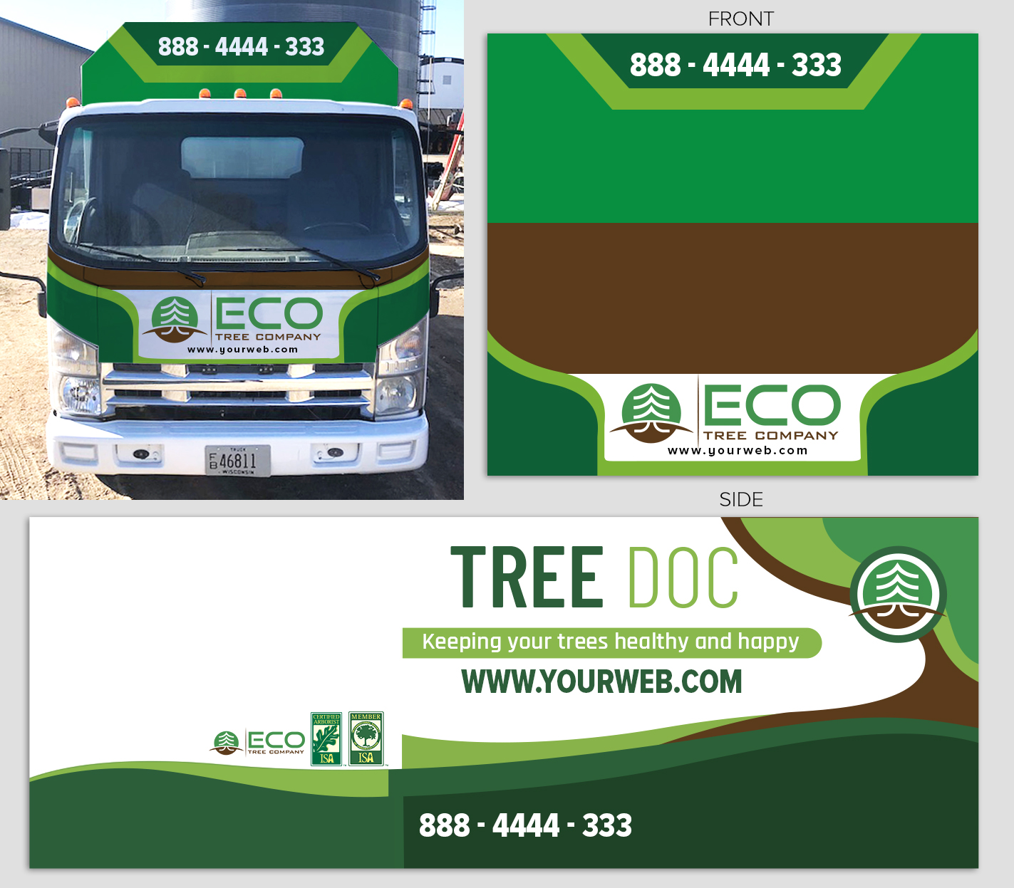 Car Wrap Design by SAI DESIGNS for ECO Tree Company | Design #23865105