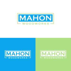 Logo Design by saher khan 2 for Mahon Woodworks | Design: #23804399