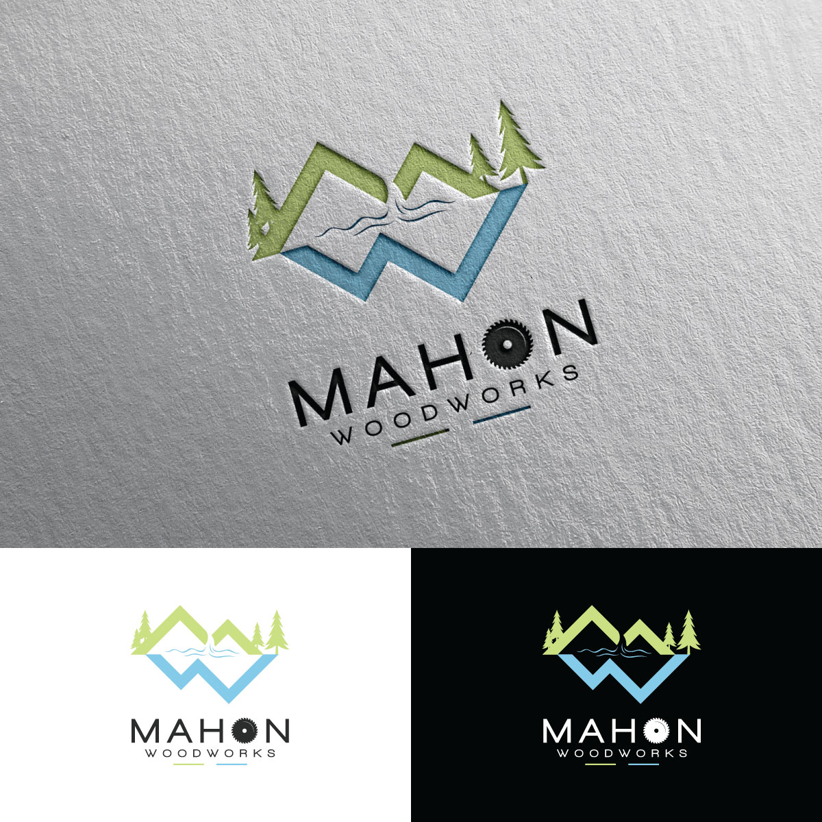 Diseño de Logo por Rii para Mahon Woodworks | Diseño #23806129