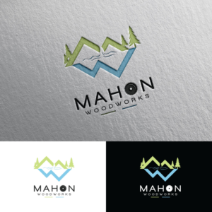 Mahon Woodworks | Diseño de Logo por Rii