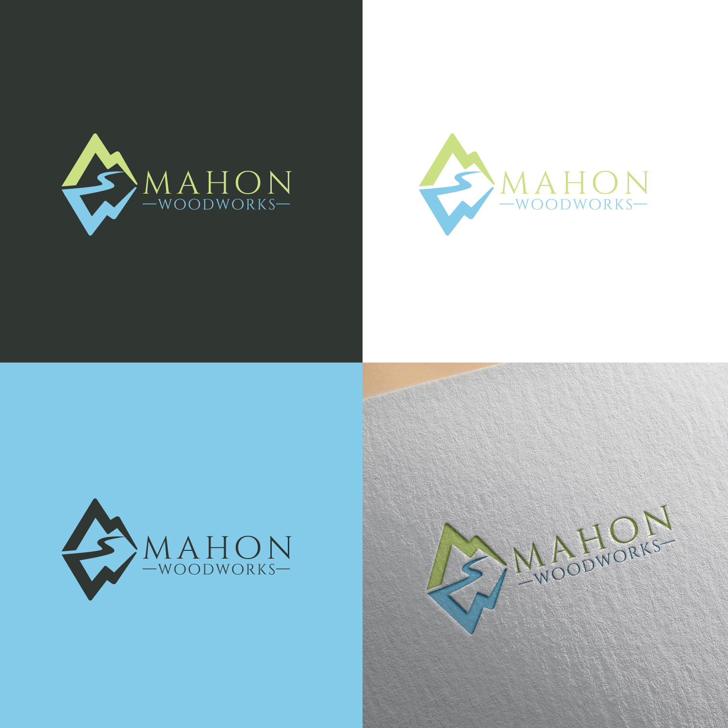 Logo Design by Logo bud design for Mahon Woodworks | Design #23807999