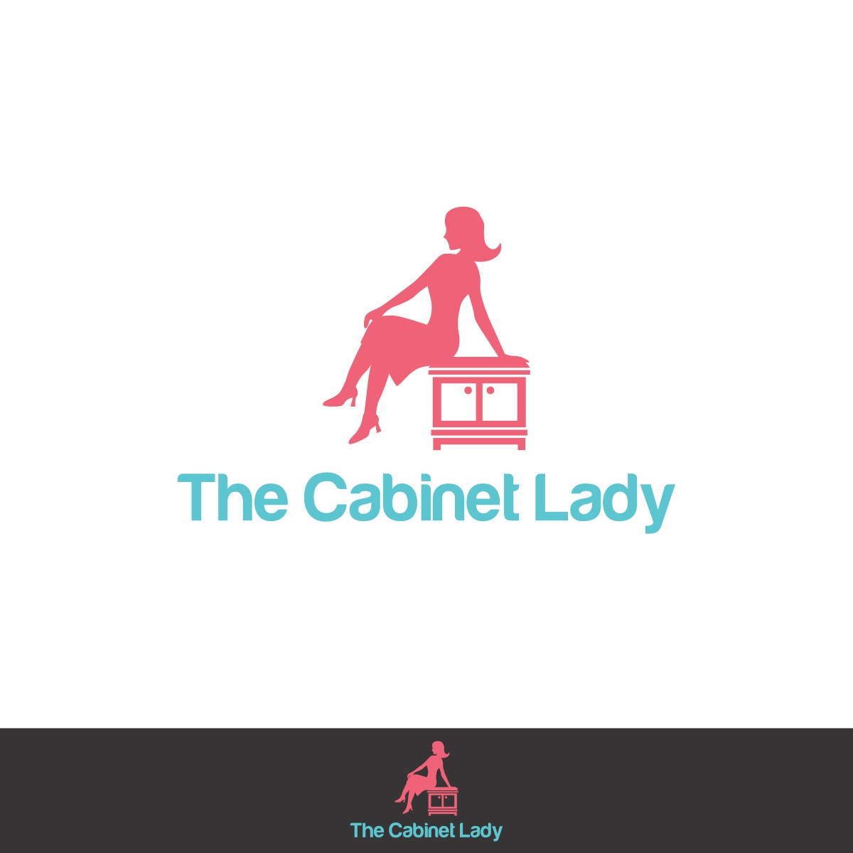 Logo Design by positivity77 for The Cabinet Lady / EHR Consulting Inc. | Design #3046270