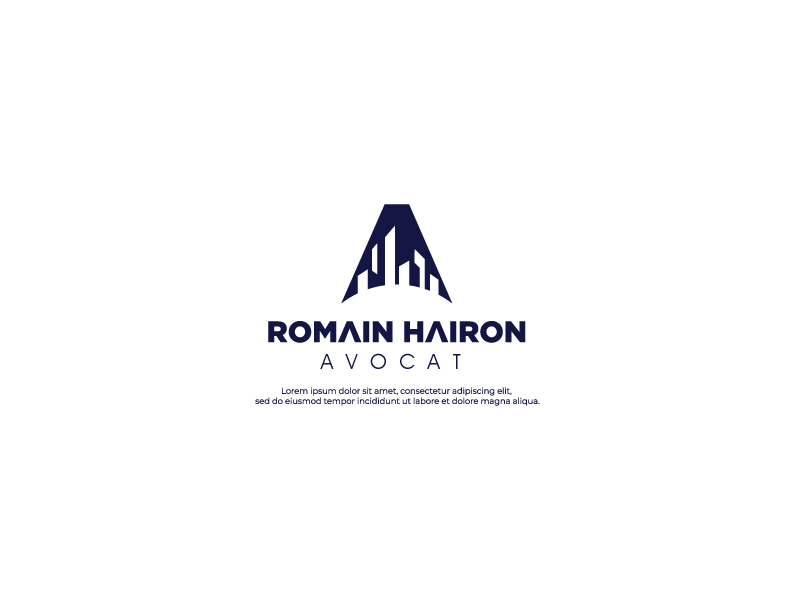 Logo Design by Locke+ for cabinet d'avocat HAIRON | Design #23816089