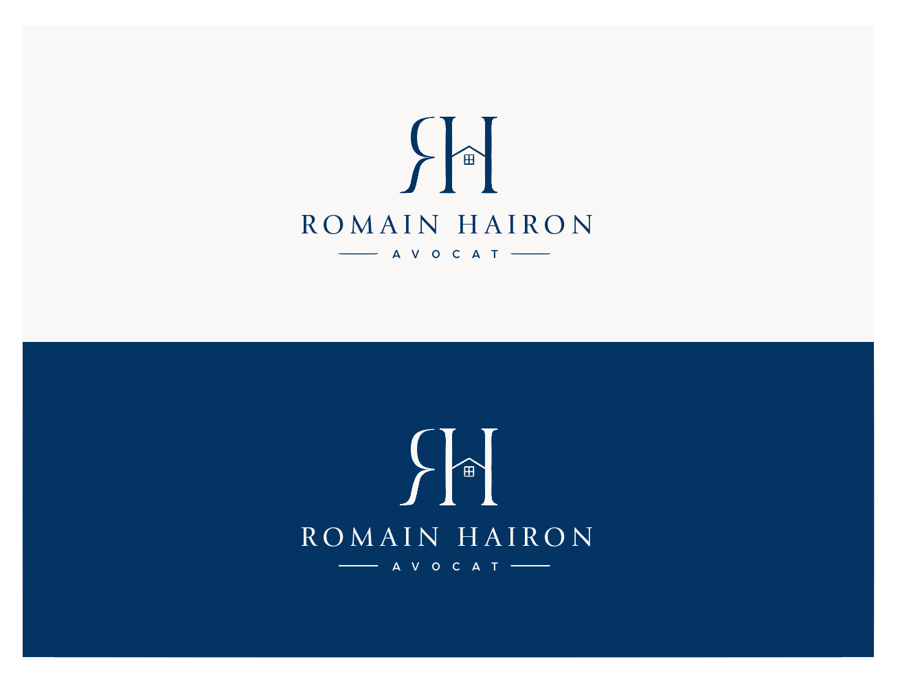 Logo Design by wonderland for cabinet d'avocat HAIRON | Design #23814372