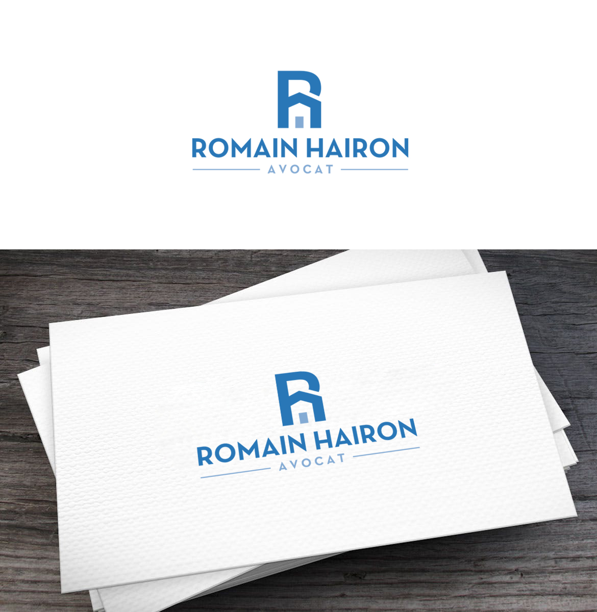 Diseño de Logo por ArtCrowd™ para cabinet d'avocat HAIRON | Diseño #23826147