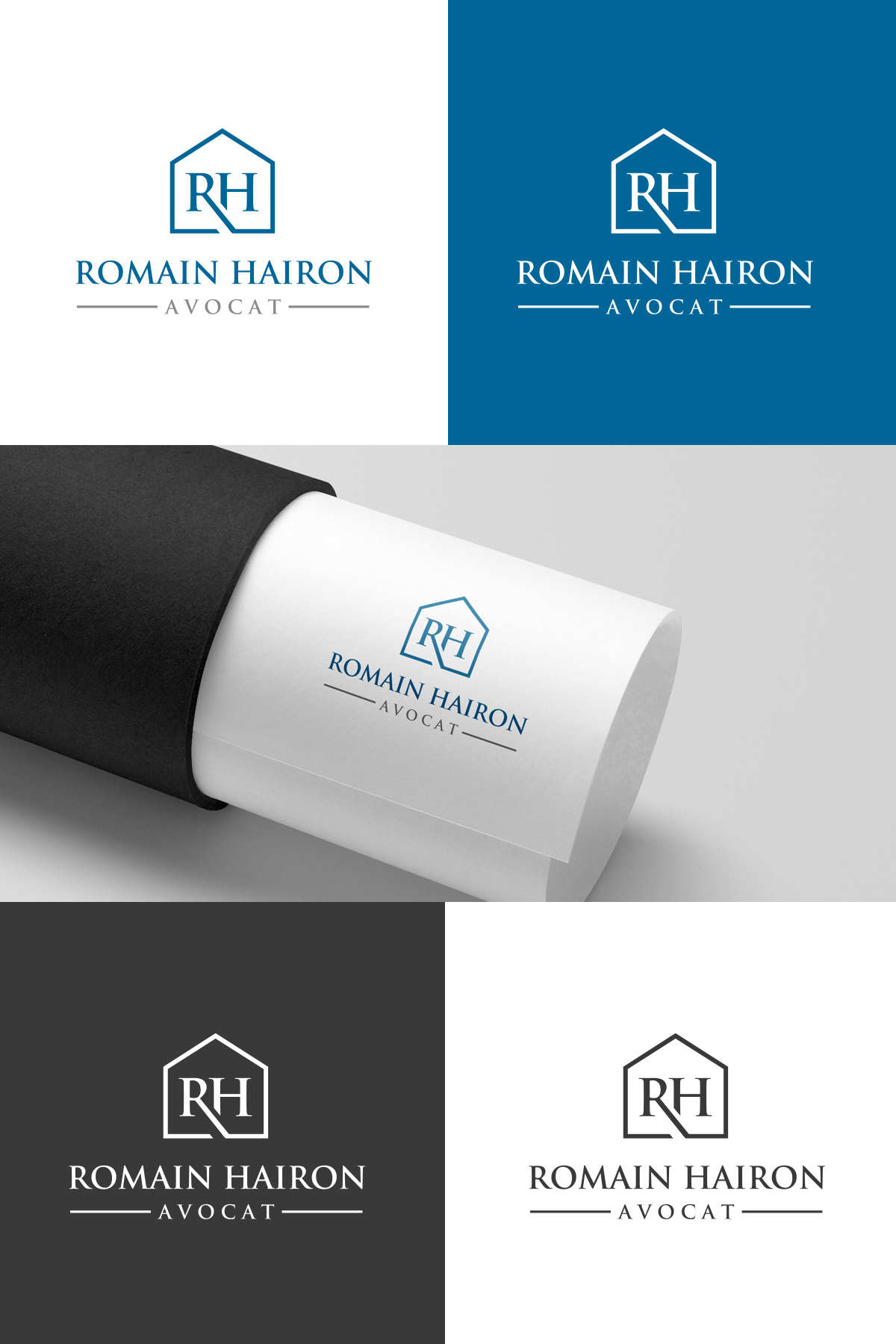 Logo Design by Elisa Davis for cabinet d'avocat HAIRON | Design #23816977