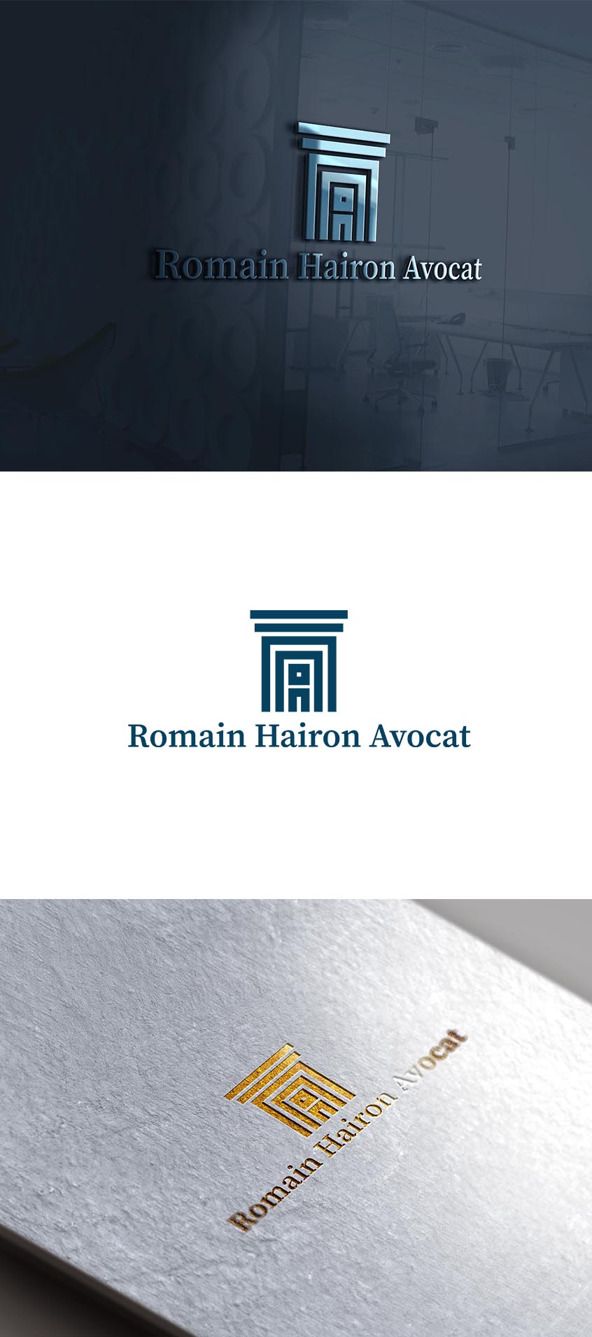 Diseño de Logo por mekhfioui para cabinet d'avocat HAIRON | Diseño #23820431
