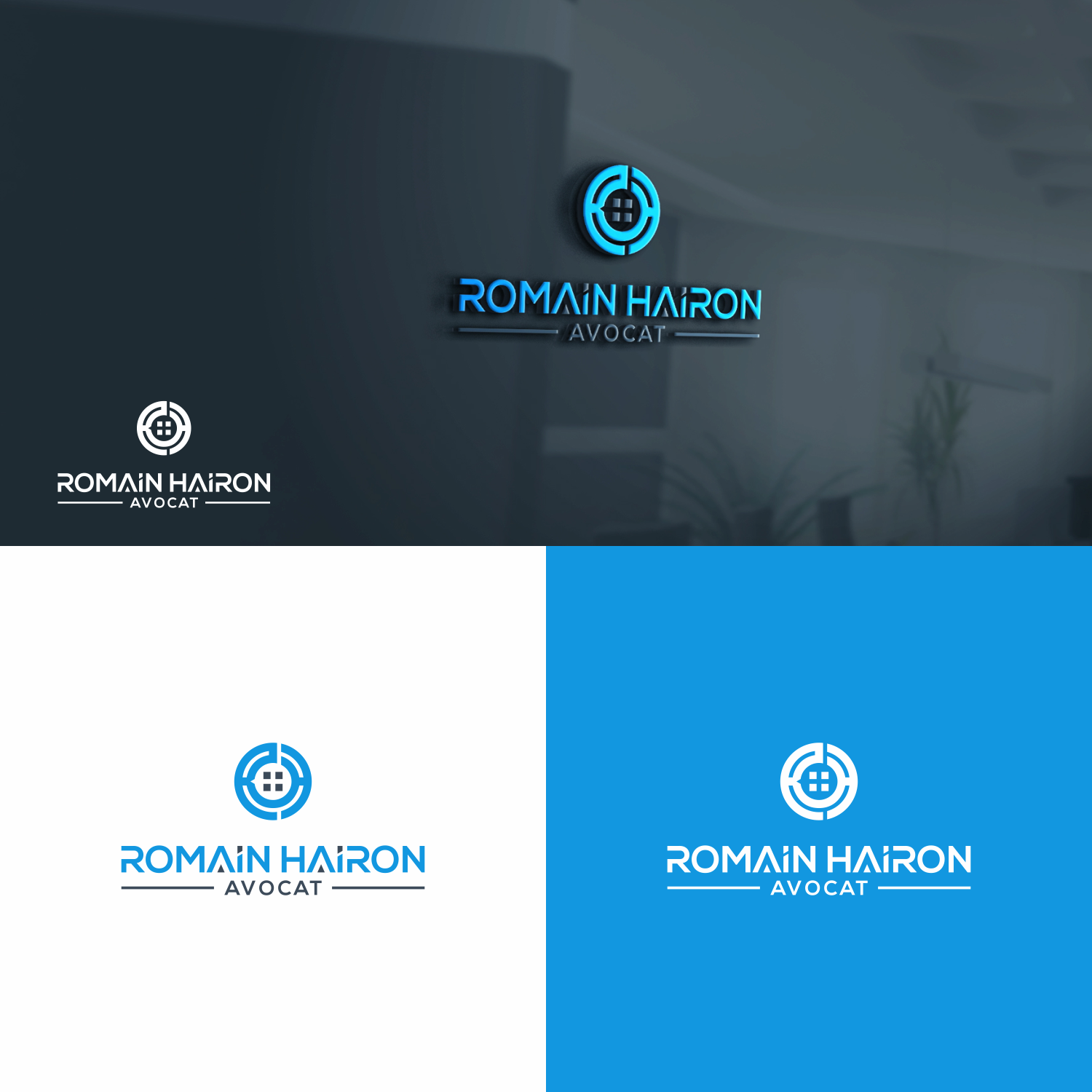 Diseño de Logo por mbah suratman para cabinet d'avocat HAIRON | Diseño #23809868