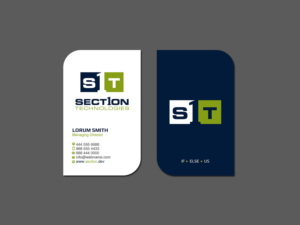 Design de Carte de Visite par Creations Box 2015 pour Section 1 Technologies | Design : #23818947