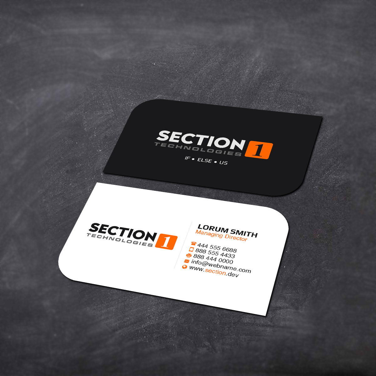 Business Card Design by Creations Box 2015 for Section 1 Technologies | Design #23820641