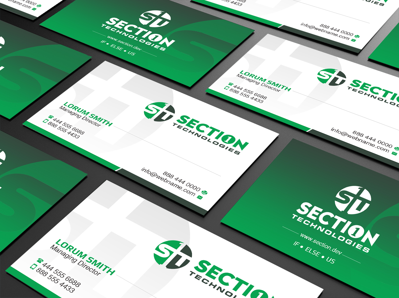 Design de Carte de Visite par Creations Box 2015 pour Section 1 Technologies | Design #23822668