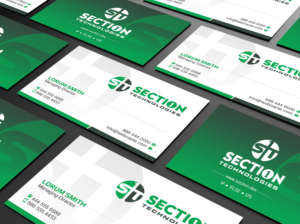 Design de Carte de Visite par Creations Box 2015 pour Section 1 Technologies | Design : #23822668