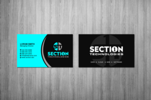 Business Card Design by Creations Box 2015 for Section 1 Technologies | Design: #23829822