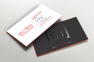 Business Card Design by LAXMI DESIGNHUB for Section 1 Technologies | Design: #23820086