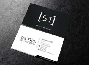 Business Card Design by chandrayaan.creative for Section 1 Technologies | Design: #23827009