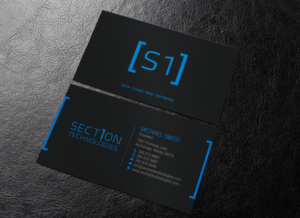 Business Card Design by chandrayaan.creative for Section 1 Technologies | Design: #23827010
