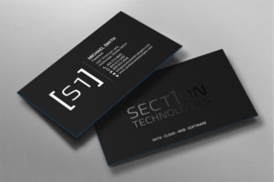 Business Card Design by chandrayaan.creative for Section 1 Technologies | Design: #23827020