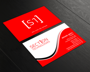 Business Card Design by chandrayaan.creative for Section 1 Technologies | Design: #23827034