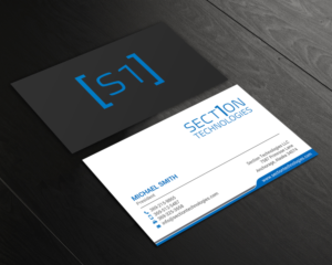 Business Card Design by chandrayaan.creative for Section 1 Technologies | Design: #23827035