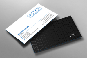 Business Card Design by chandrayaan.creative for Section 1 Technologies | Design: #23873083