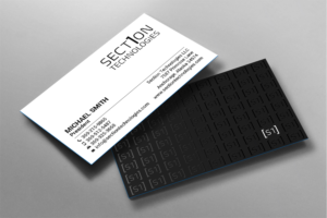 Business Card Design by chandrayaan.creative for Section 1 Technologies | Design: #23873225