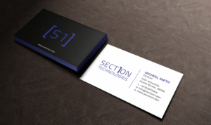 Business Card Design by Tripti Ranjan Gain for Section 1 Technologies | Design: #23819117