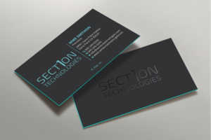 Business Card Design by DesignShout for Section 1 Technologies | Design: #23820288