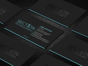 Business Card Design by DesignShout for Section 1 Technologies | Design: #23820289