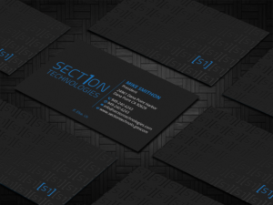 Business Card Design by DesignShout for Section 1 Technologies | Design: #23820418